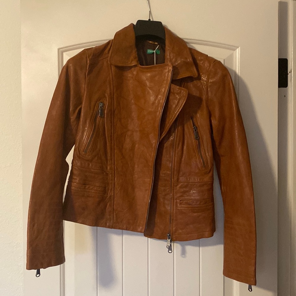 Womens leather jacket